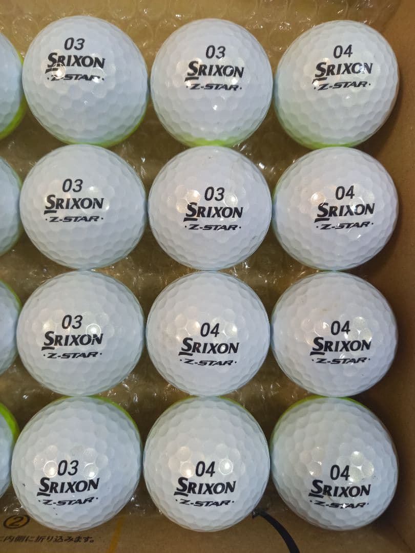美品スリクソン Z-STAR DIVIDE ロストボール24球