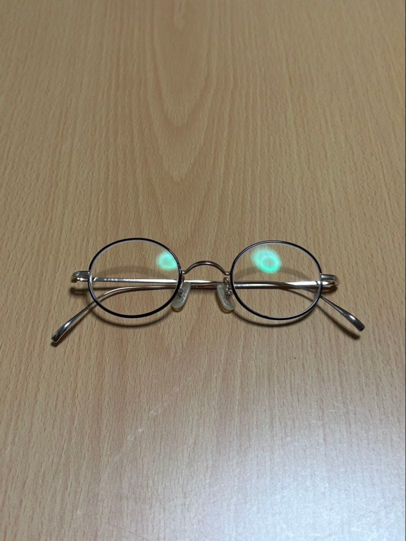 【週末限定値下げ】金子眼鏡　kv-56 ブラック×ゴールド