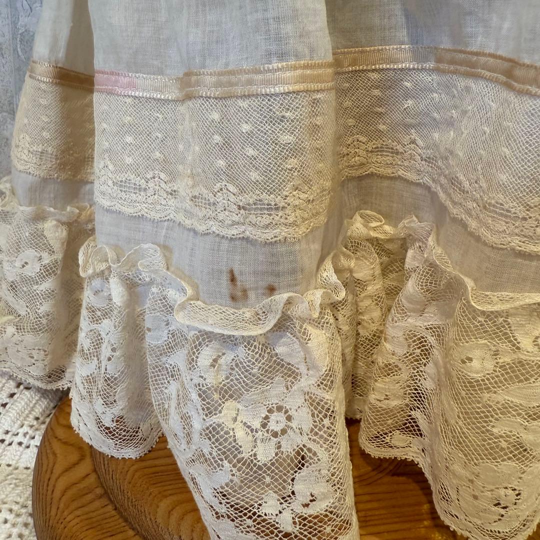 ヴィンテージドールトルソーとアンティークレースドールドレスのセット