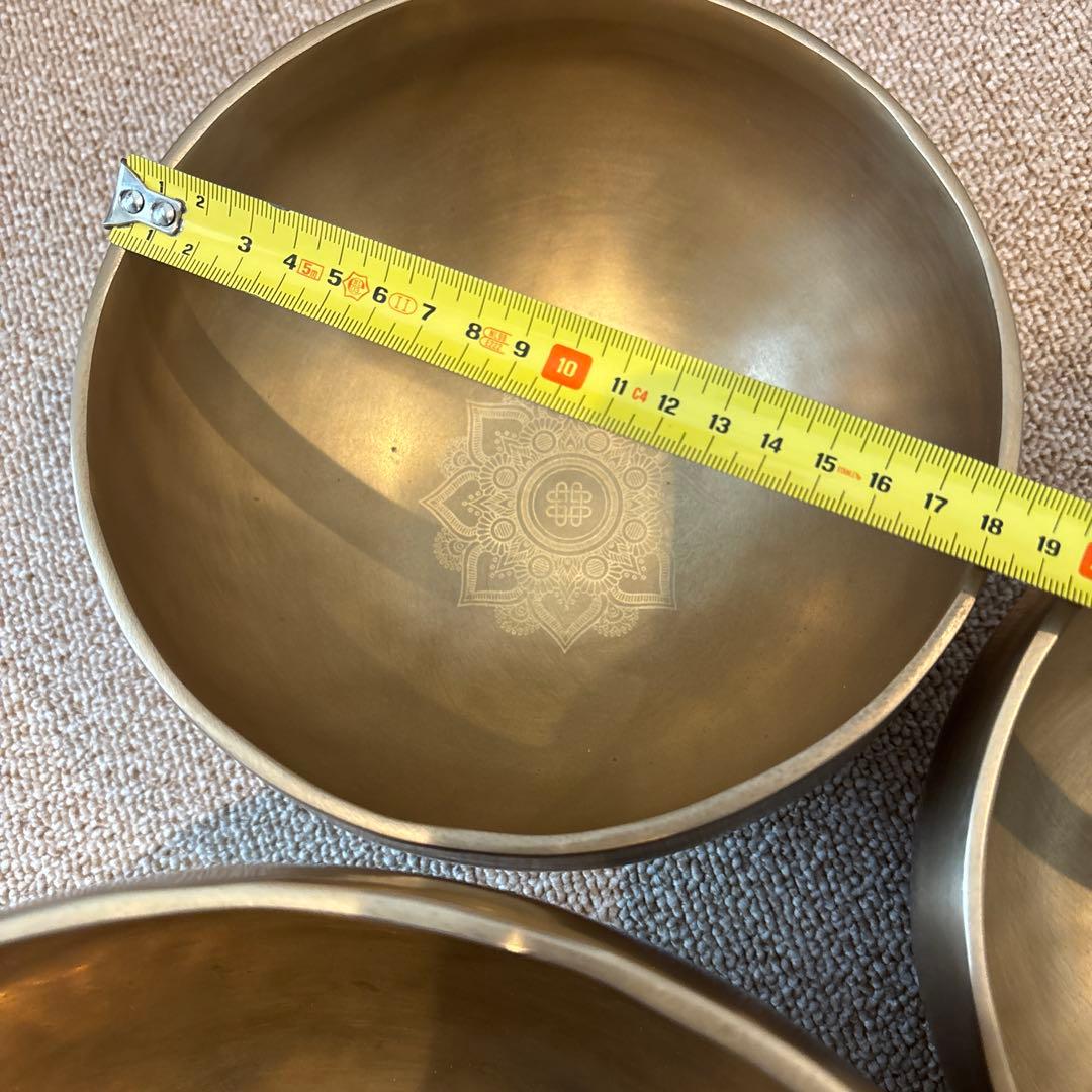 アマナマナ amanamana シンキングボウル 3点セット大中中バチ付き