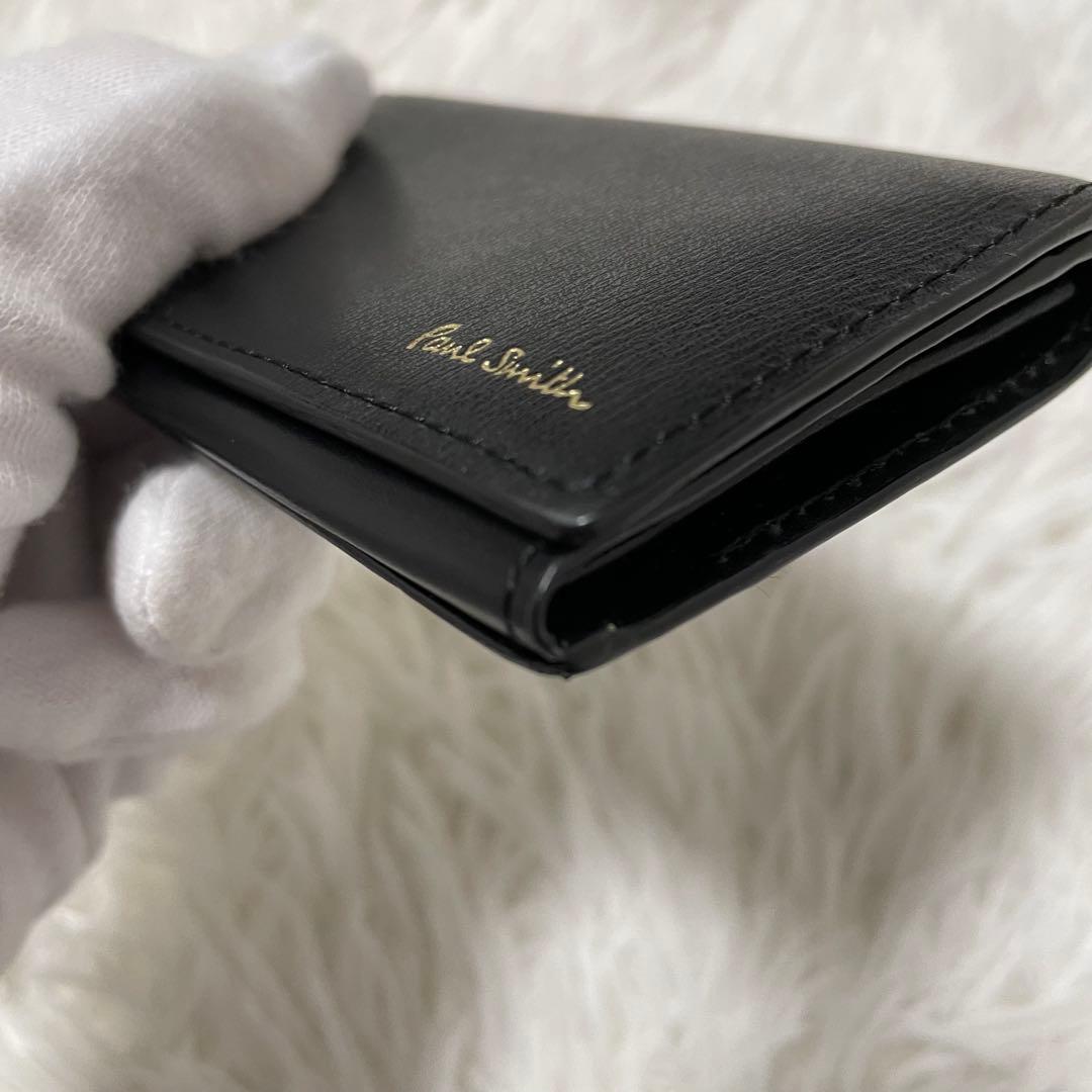 【美品】ポールスミス　名刺入れ　カードケース　ブラック