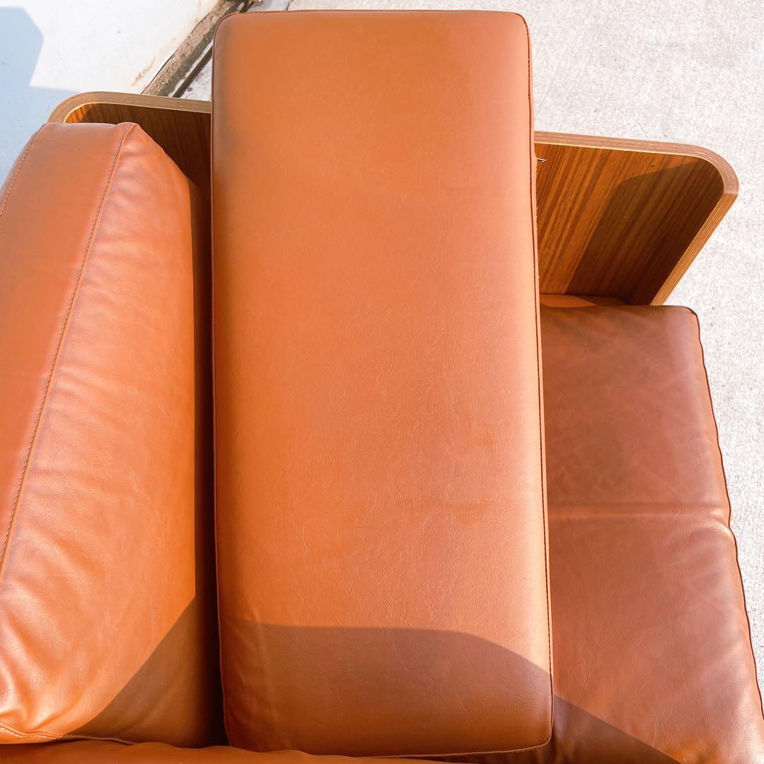 天童木工Haco チェア① ソファ 1人掛け 本革 レザー 椅子 アームチェア