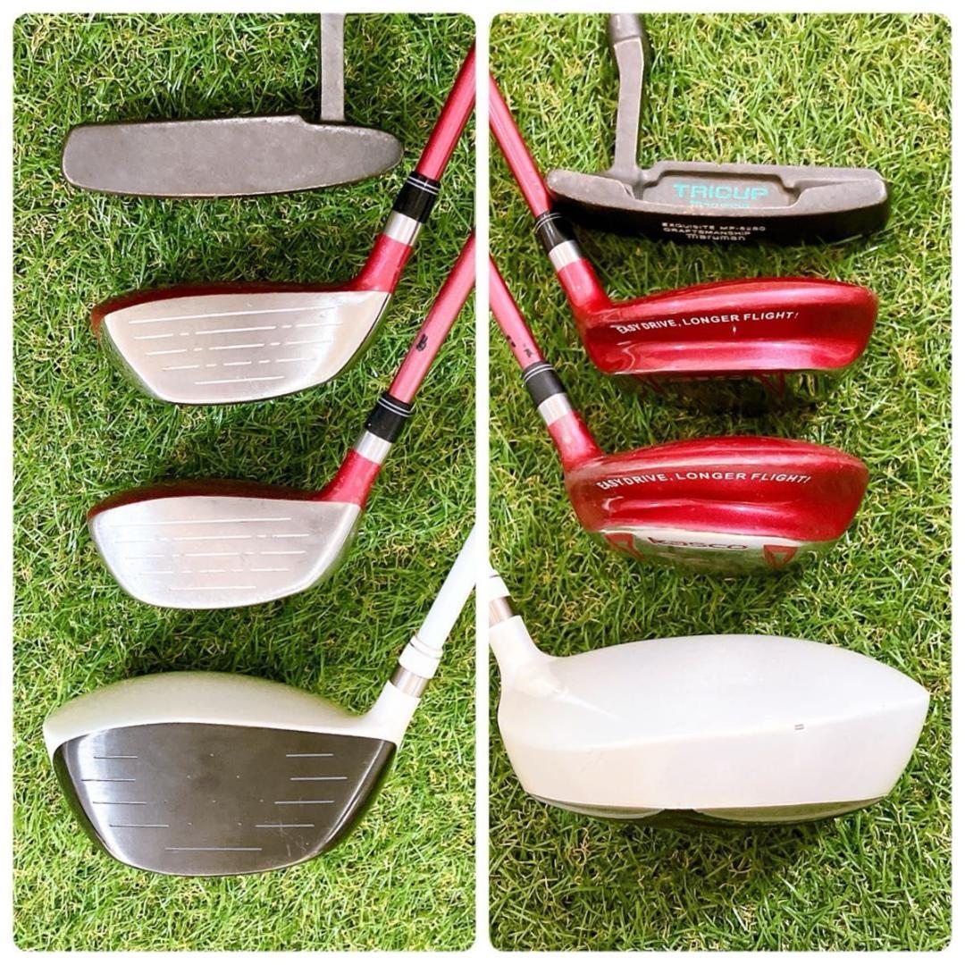 初心者向け レディースゴルフセット 11本 右 L コースデビュー