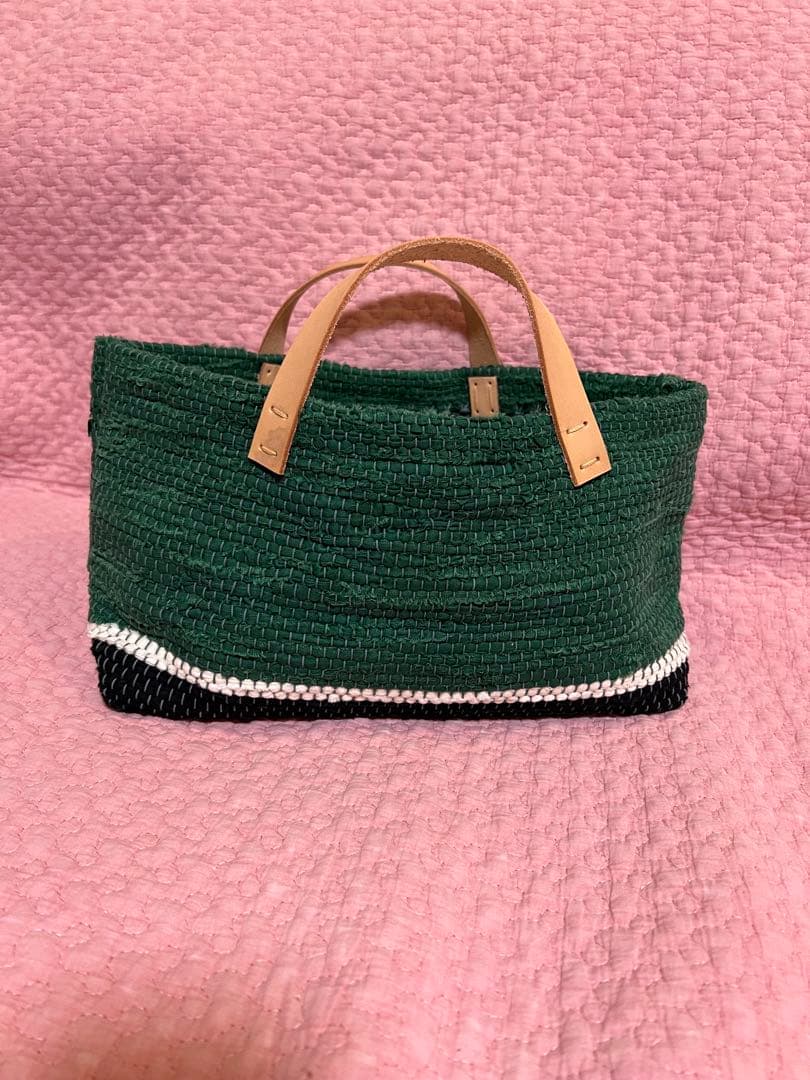 梅原和香　裂き織りバック