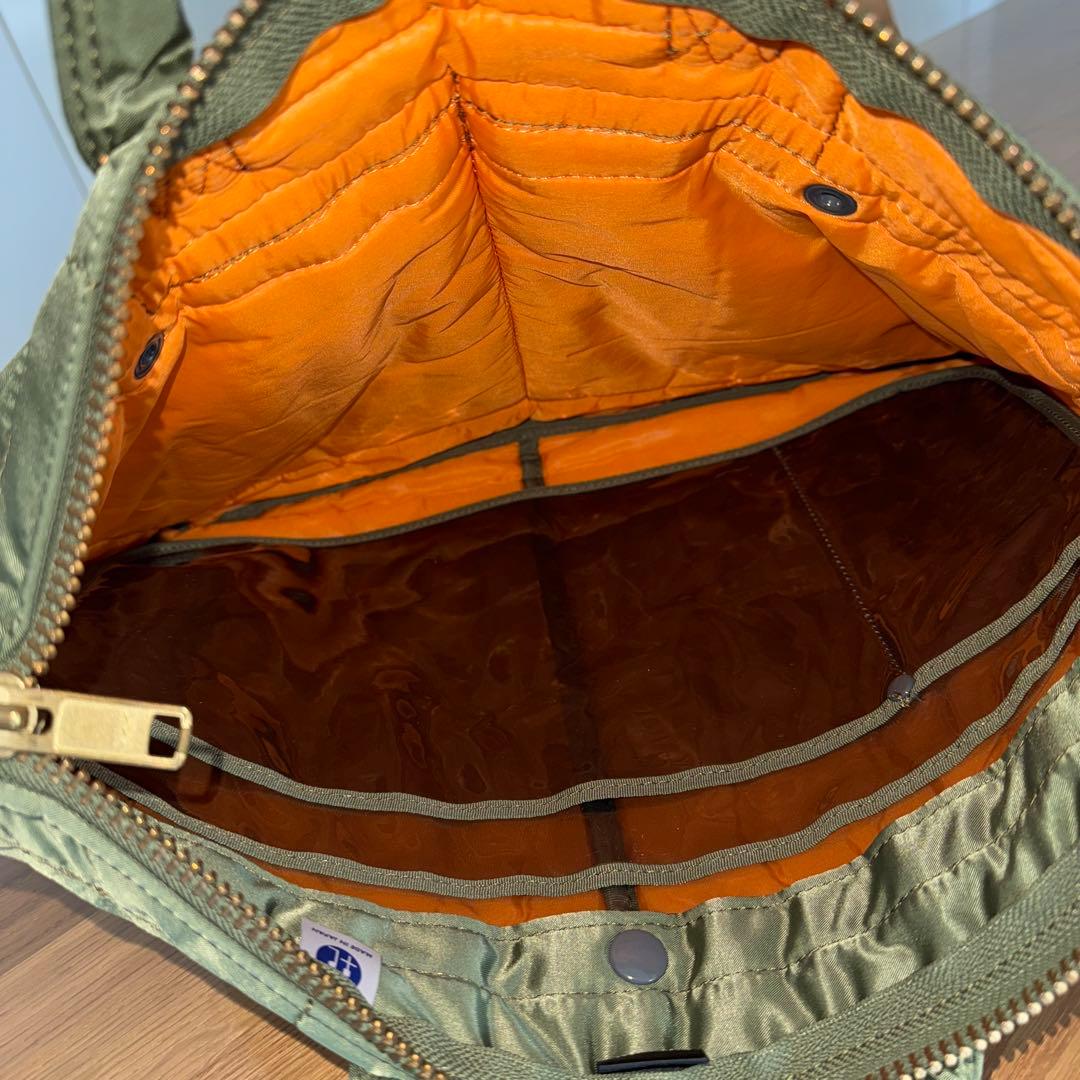 PORTER TANKER BRIEFCASE セージグリーン