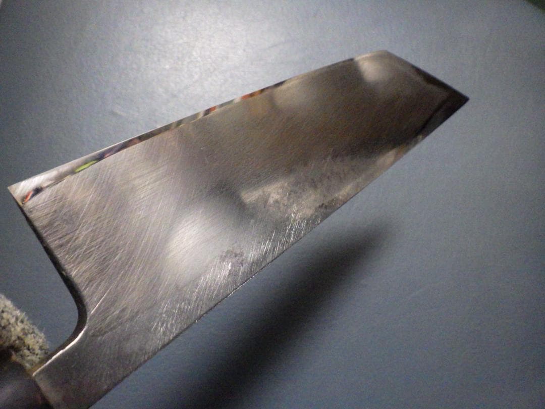 Y*E様 正本総本店★玉白鋼・鰻サキ包丁刃渡195ｍｍアゴ★型番KS1219