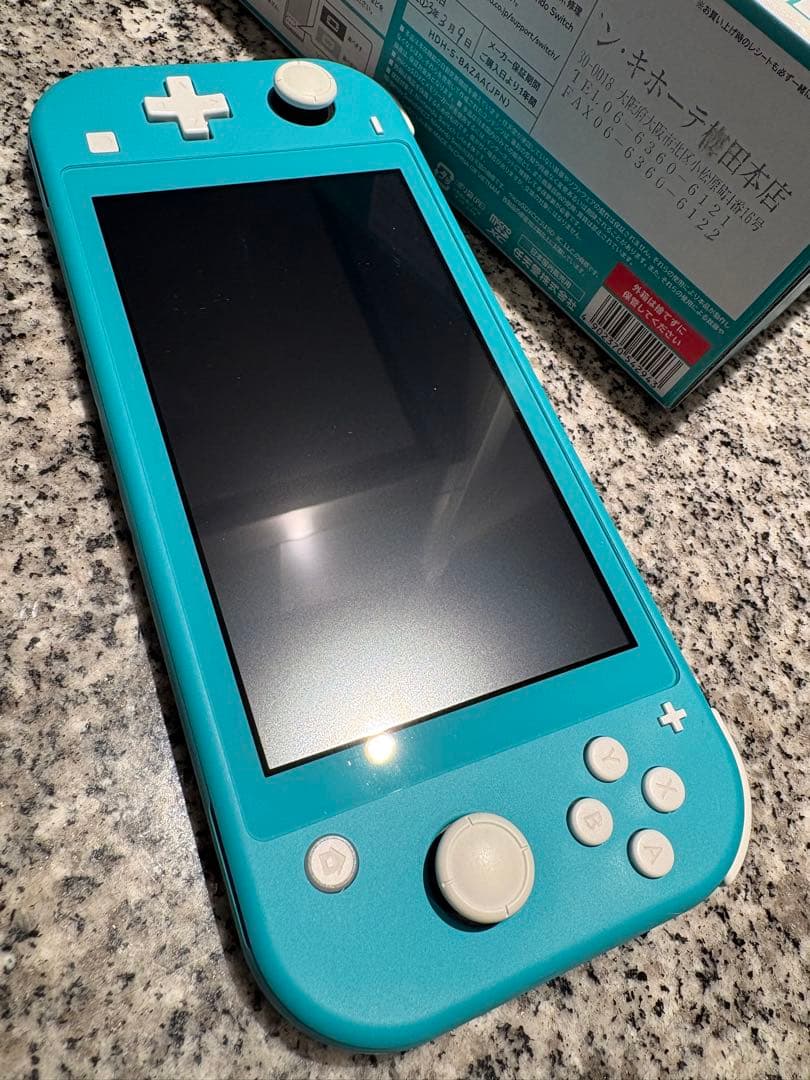 美品　Nintendo Switch Lite ターコイズ 本体