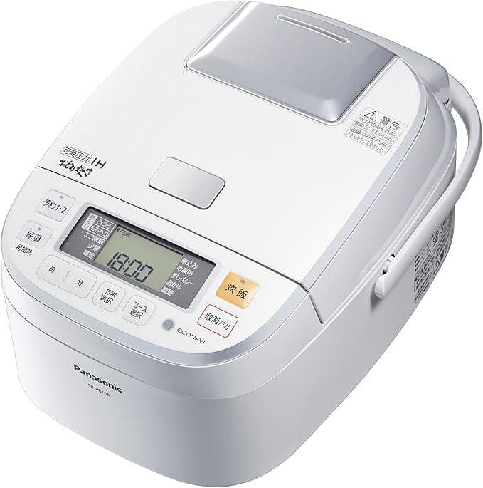 パナソニック 5.5合 炊飯器 圧力IH式 おどり炊きホワイトSR-PB105