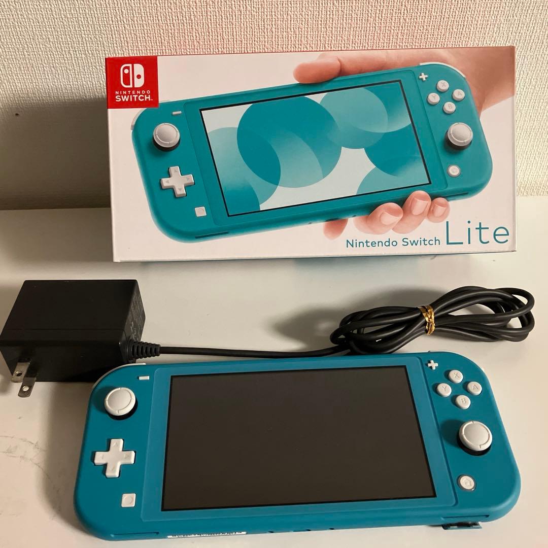 【美品】 SDカード付き　Nintendo Switch Lite ターコイズ