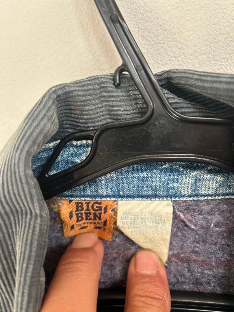 BIG BEN デニム カバーオール　70'-80' ビンテージ　ブランケット