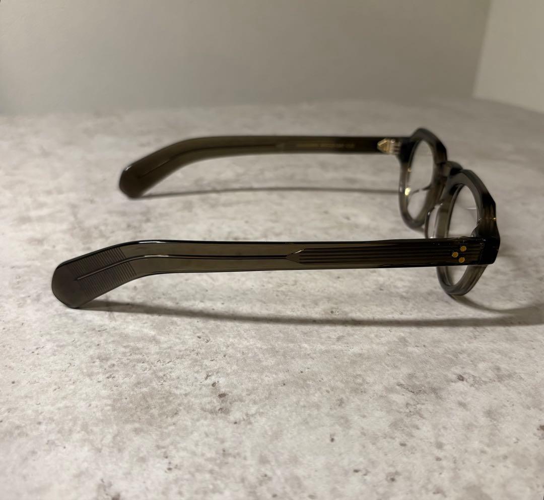 クリアグリーン　クラウンパント眼鏡フレーム　アセテート　伊達メガネ　サングラス