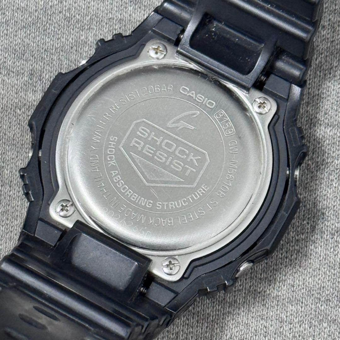 【美品】CASIO G-SHOCK GW-M5610B-1JF ソーラー電波時計