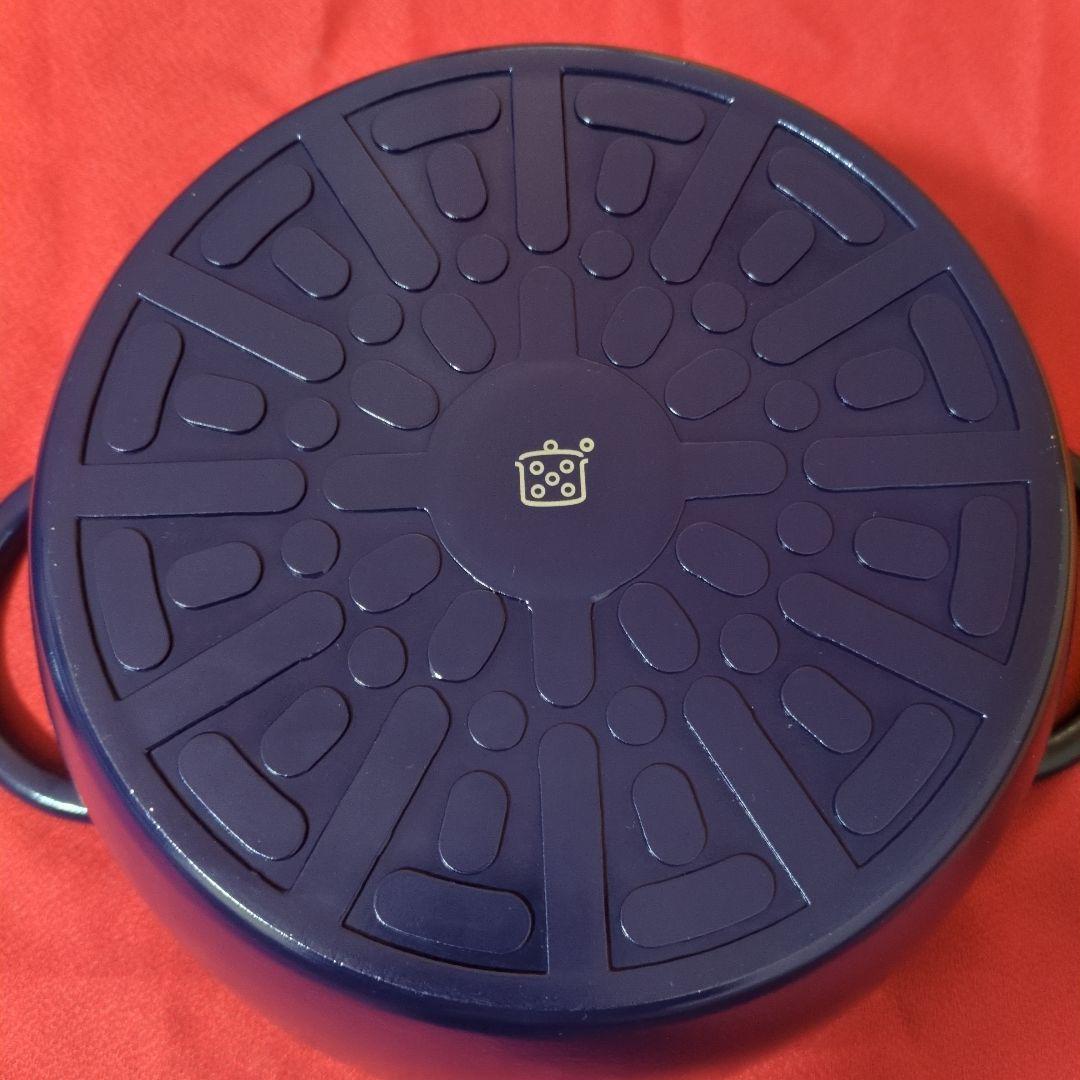 栗原はるみ　うまみ鍋　22cmネイビー　万能鍋