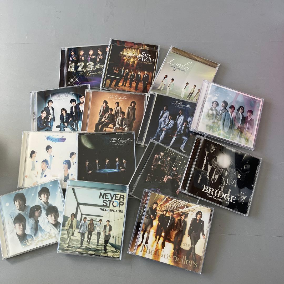 ゴスペラーズ　初回限定盤、帯付含むCD大量セット　DVD、グッズ、ツアーパンフ