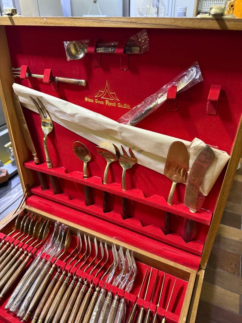Siam Towa Phand 高級カトラリーセット 48本入 ビンテージ 箱付