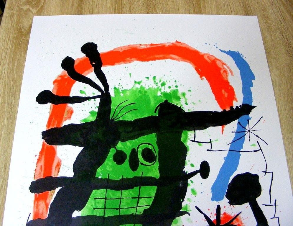 Joan Miro Alcohol de Menthe(no text)ポスター