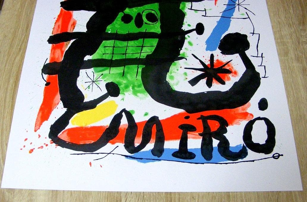 Joan Miro Alcohol de Menthe(no text)ポスター