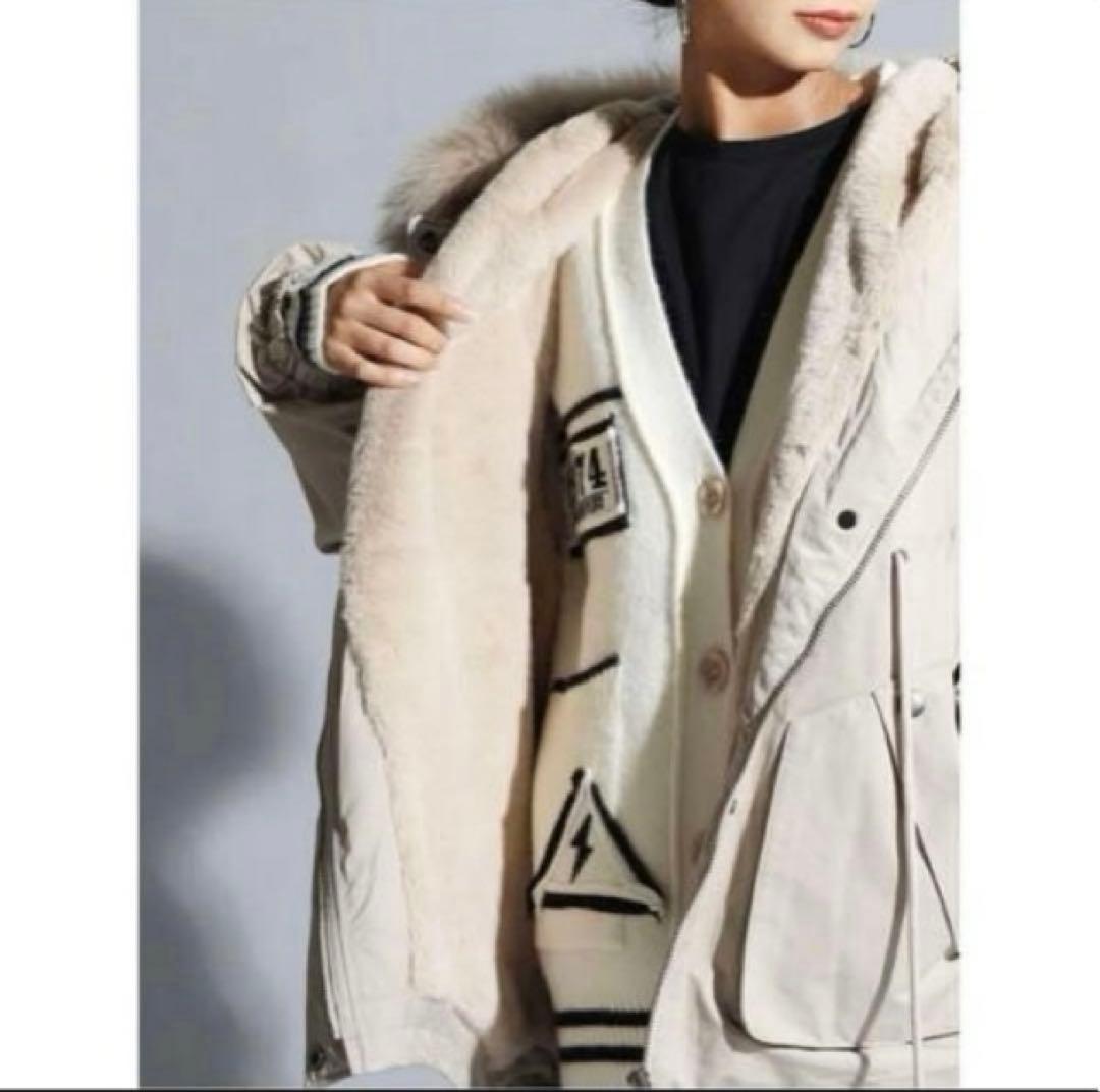 購入前にプロフィール必読♡フォックスファードロストオーバーブルゾン