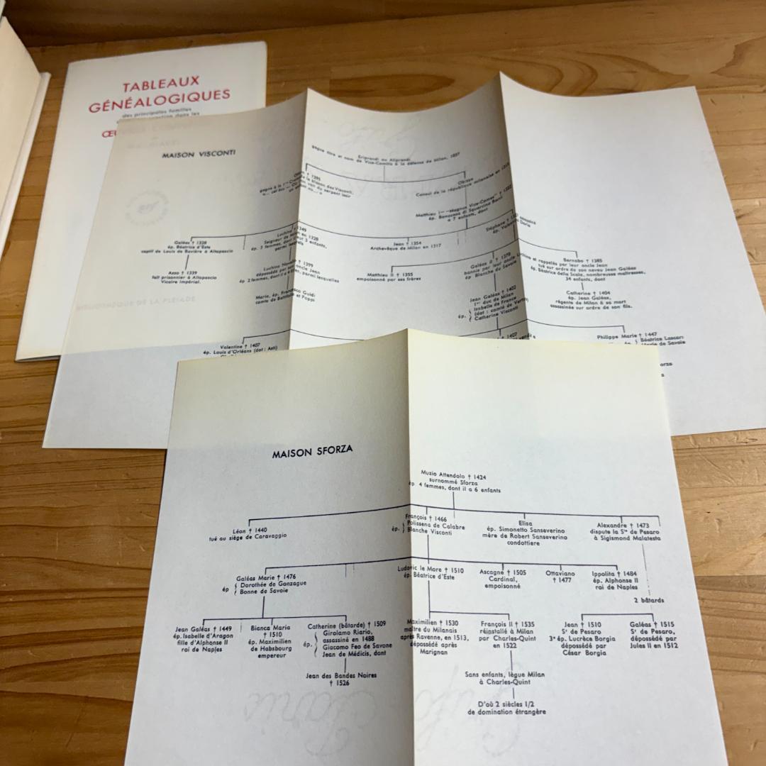 仏 ガリマール社 プレイヤード叢書 マキャヴェリ 全集 系譜図付