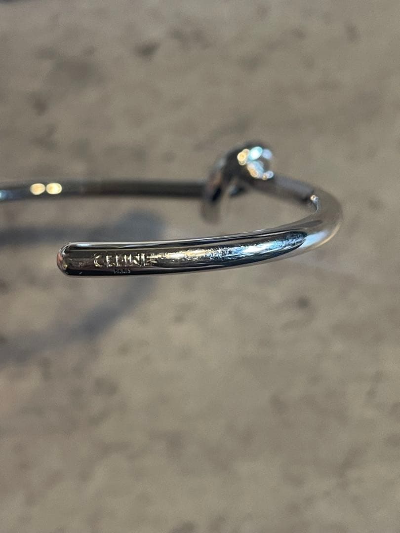 CELINE シルバー ノットデザイン ブレスレット