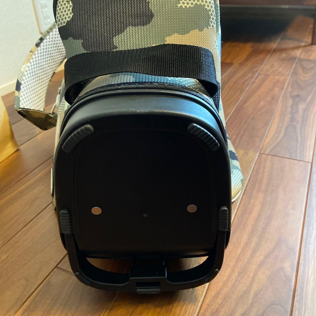 パーリーゲイツ　カモフラージュ柄ゴルフバッグ(ゴルフクラブ付き)