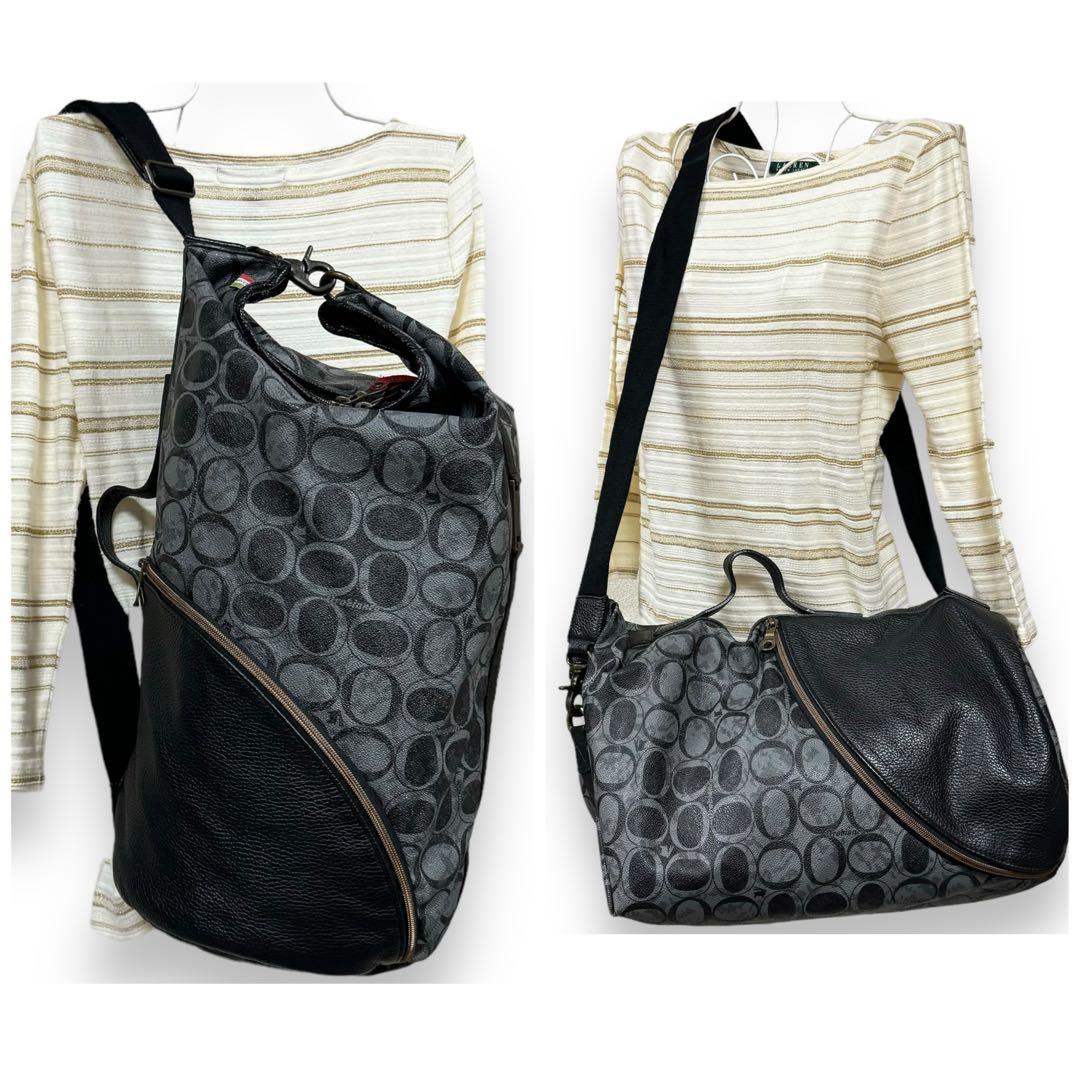 美品 超希少 orobianco オロビアンコ 2way ショルダー 大容量