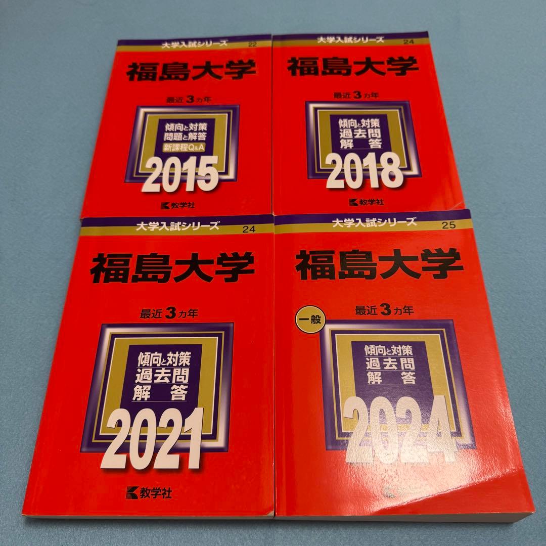 赤本　福島大学　2012年～2023年 12年分