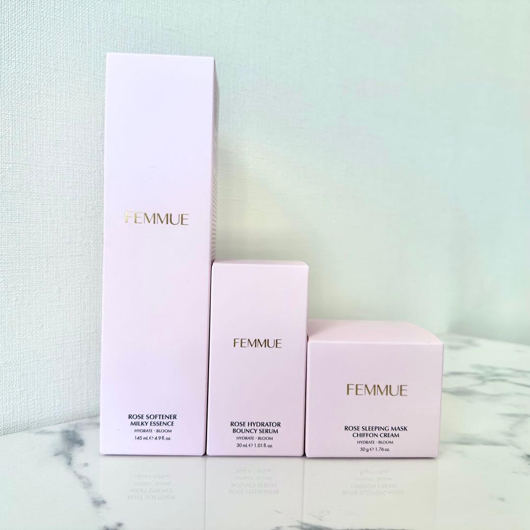 FEMMUE ローズライン 化粧水・美容液・スリーピングマスク