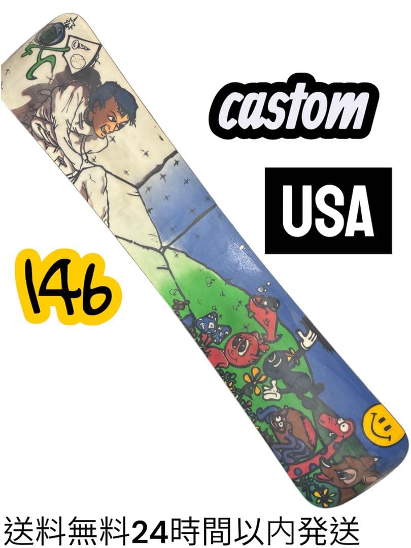 カスタムアート スノーボード 148cm USA製