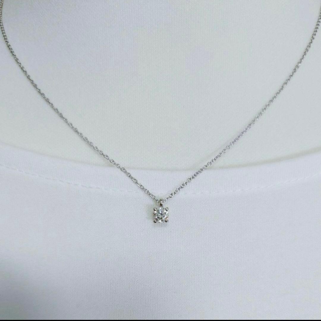 ティファニー Pt950 ソリティア　ダイヤモンド　ネックレス　プラチナ