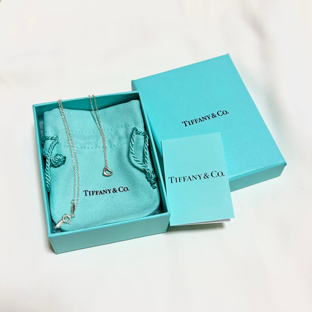 ティファニー オープンハート ネックレス 7mm