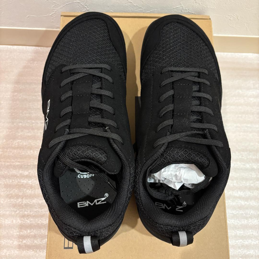 BMZ公式 新製品 アシトレスニーカー 27cm ブラック 姿勢サポート