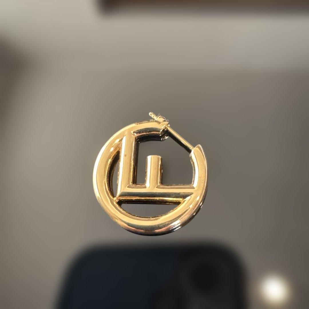 FENDI earring フェンディピアス エフイズ 片耳のみ ゴールド系