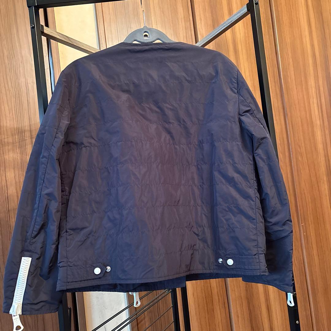 MONCLER ネイビー ジッパーライダースジャケット 織姫‼️