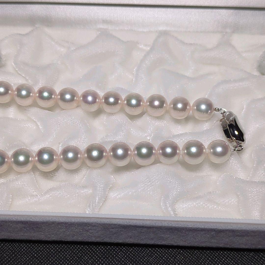 シャーリー【花珠】あこや真珠 大珠 約8.5-9.0mm 455