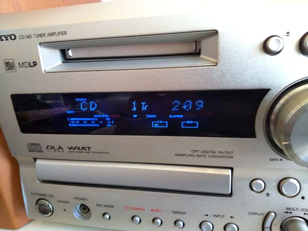 【動作品】ONKYO CD/MD Tuner Amplifier FR-X7A