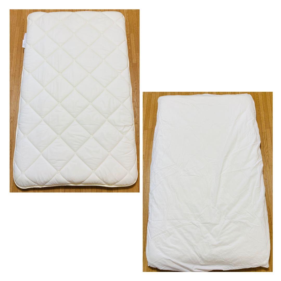 なるみ 大和屋　ノモック　Wオープンハイタイプ　ベビーベッド　グレー