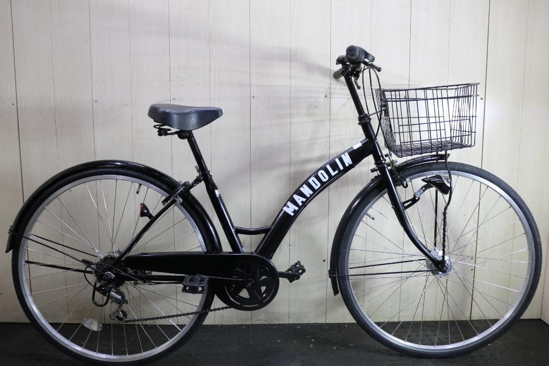 MANDOLINマンドリン 27インチ 6速 AUTO LED軽快シティークロス