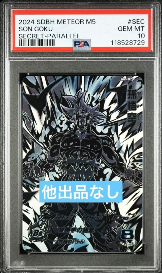 PSA10 ワンオーナー品　ドラゴンボールヒーローズ　mm5-sec p 孫悟空