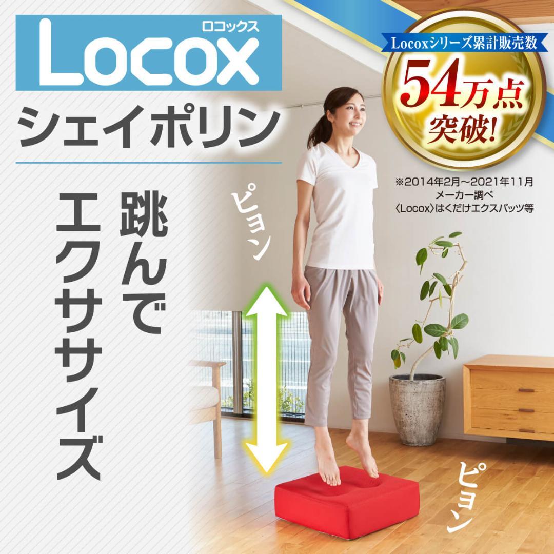 ほぼ未使用●ロコックス シェイポリン●トランポリン運動 専用 赤・茶カバーセット