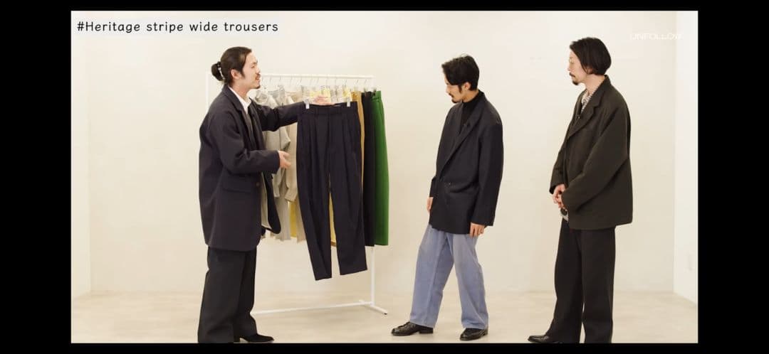 FOLL フォル ヘリテージストライプオーバーサイズジャケット