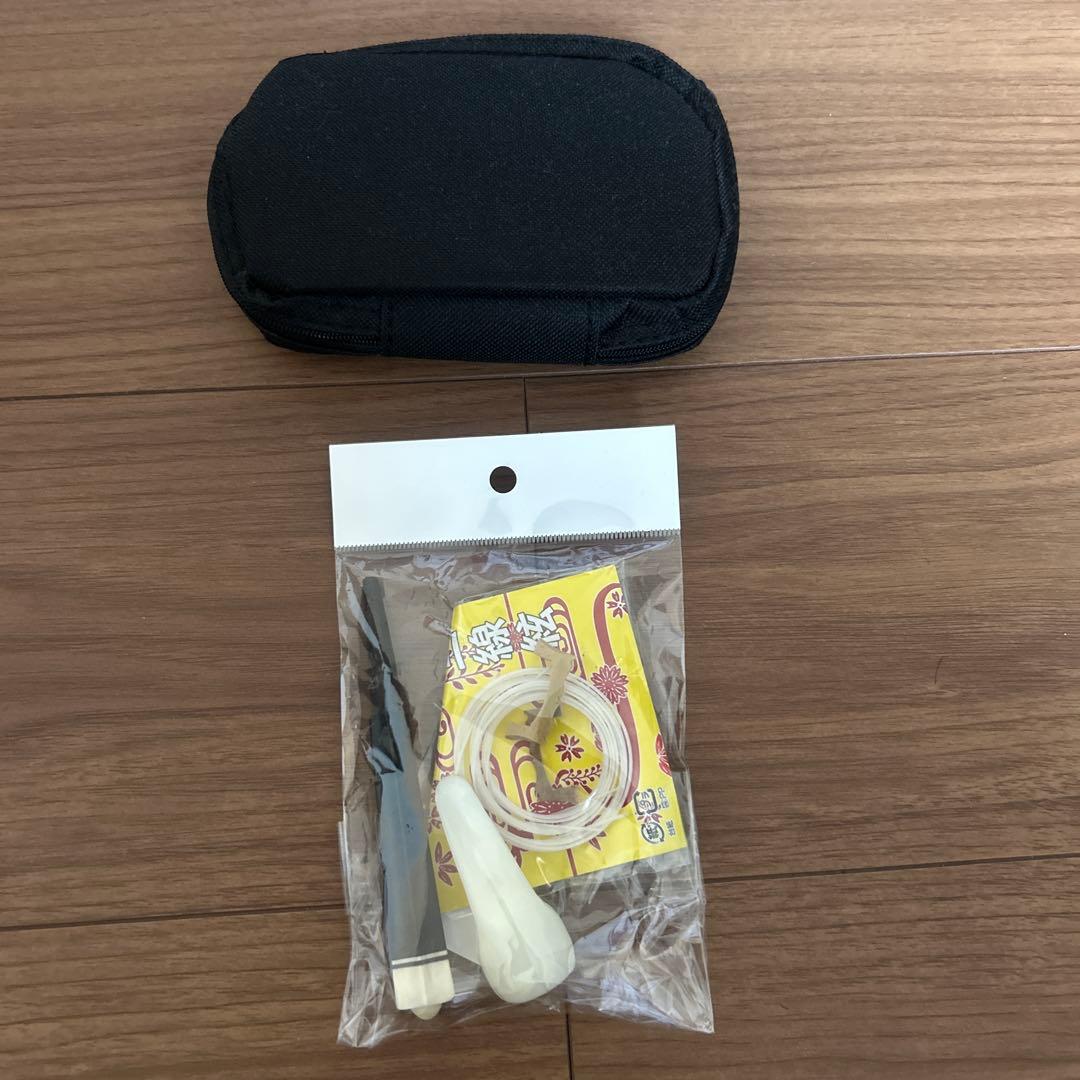 沖縄三線　工四合　人工皮　ケース付き