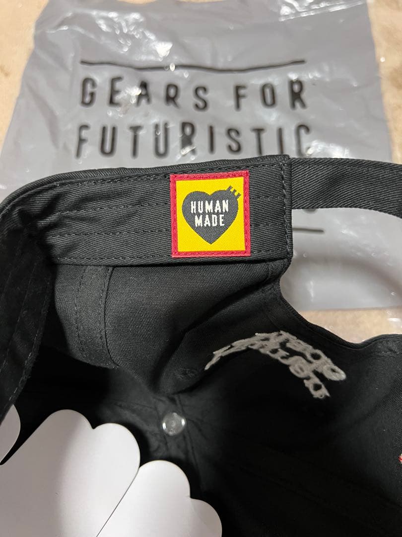 human made トリプルコラボ　ブラックベースボールキャップ　新品未使用