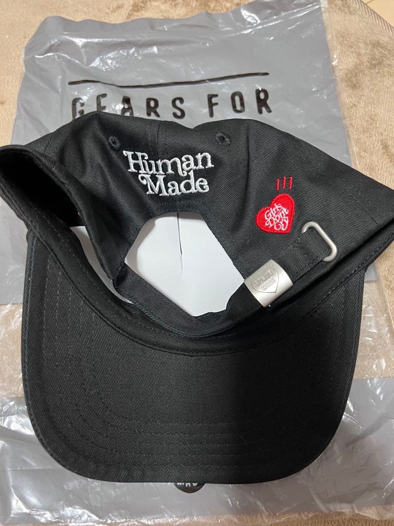 human made トリプルコラボ　ブラックベースボールキャップ　新品未使用