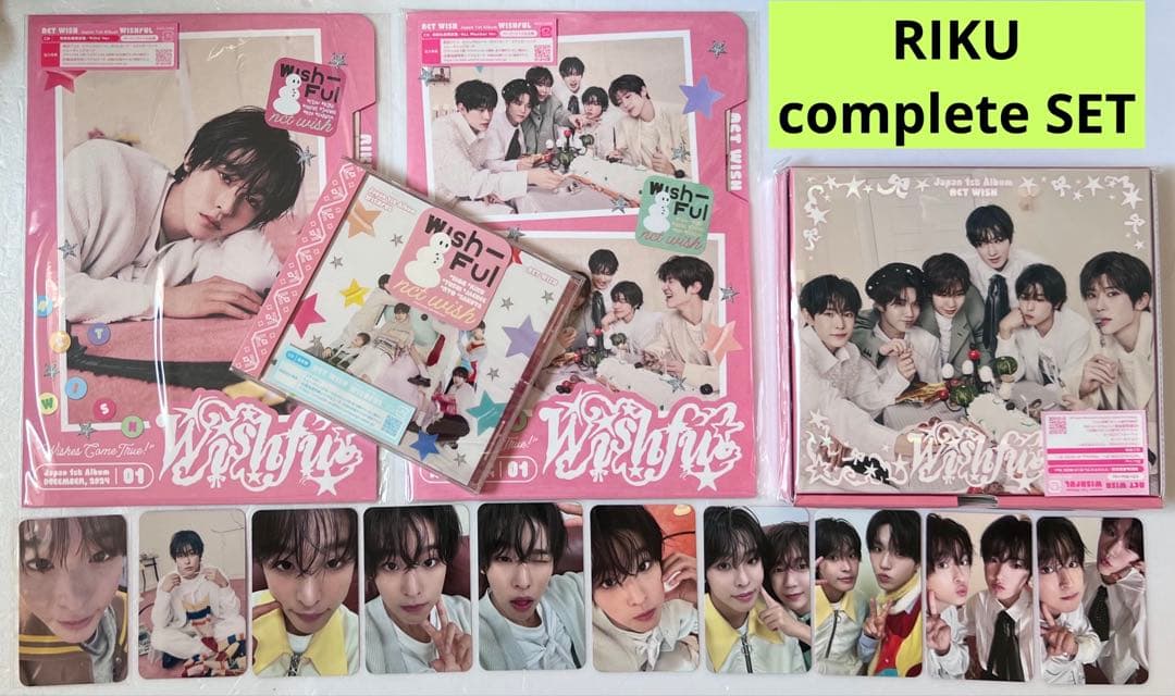 NCT WISH WISHFUL RIKU コンプリートSETトレカ10枚付
