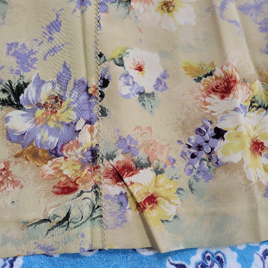 お値下げ未使用KANEKO ISAO 花柄フレンチ袖ワンピース