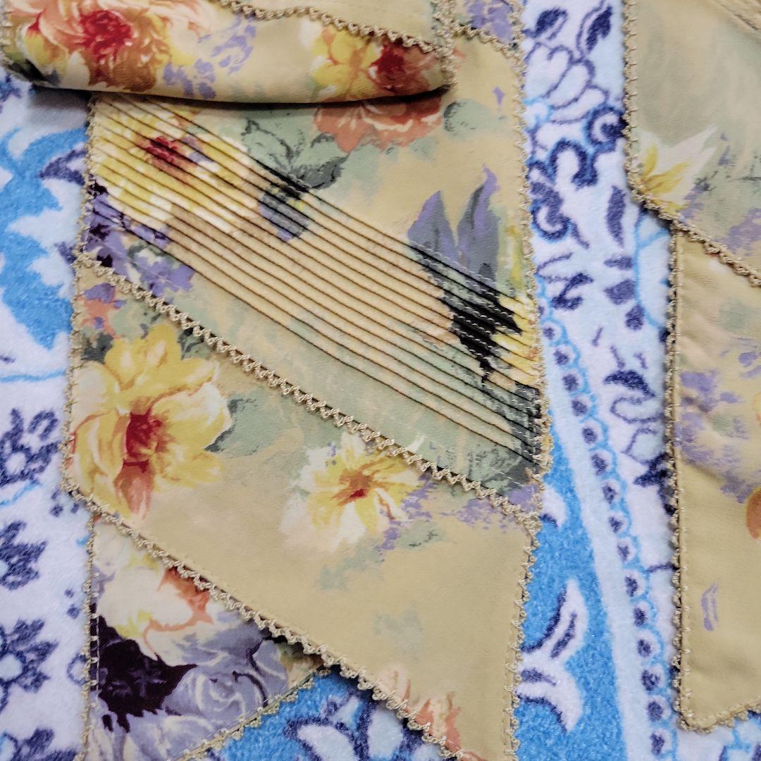 お値下げ未使用KANEKO ISAO 花柄フレンチ袖ワンピース