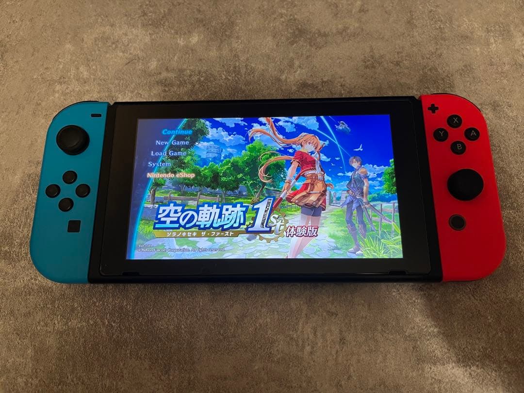 【美品】ニンテンドーSWITCHバッテリー強化版,256GB-SD,有線LAN