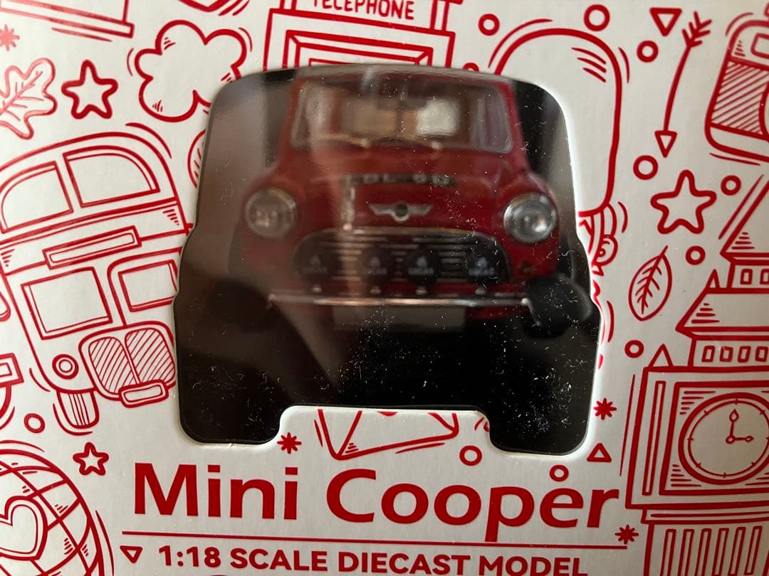 ミニクーパー モンテカルロ ラリー1967 177号車 1/18 赤 新品未使用