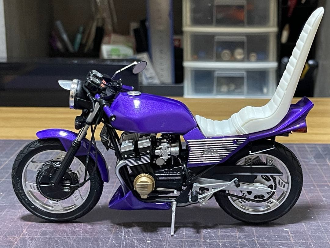 1/12 アオシマ製・CBX400F★完成ジャンク品★